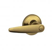 Schlage J40 V DOV 609 - Dover Lever Bed and Bath Lock in Antique Brass