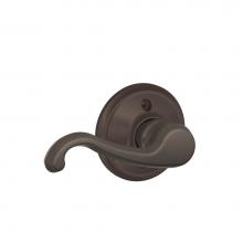 Schlage F170 CLT 613 LH - Callington Lever Non-Turning Lock in Oil Rubbed Bronze - Left Handed