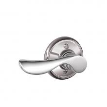 Schlage F170 CHP 625 LH - Champagne Lever Non-Turning Lock in Bright Chrome - Left Handed