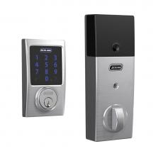 Schlage BE469ZP CEN 626 - Connect  Smart Deadbolt with Alarm with Century Trim, Z-Wave Plus Enabled