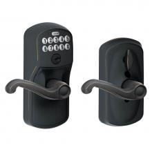 Schlage FE595 PLY 716 FLA - Flair Keypad Lever with Flex-Lock with Plymouth Trim