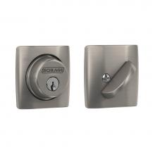 Schlage B60 DLT 619 - Single Cylinder Deadbolt with Dalton Trim in Satin Nickel