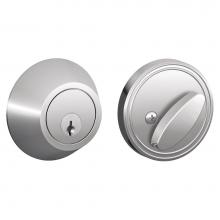 Schlage JD60 625 - Single Cylinder Deadbolt in Bright Chrome