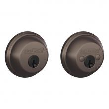 Schlage B62 N6 613 - Double Cylinder Deadbolt in Oil Rubbed Bronze
