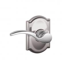 Schlage F10 STA 625 CAM - St. Annes Lever with Camelot Trim Hall and Closet Lock in Bright Chrome