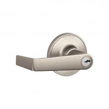 Schlage J54 MAR 619 - Marin Lever Keyed Entry Lock in Satin Nickel