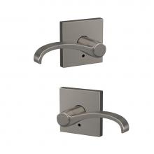 Schlage FC172 WIT 619 COL - Custom Whitney Non-Turning Lever with Collins Trim in Satin Nickel