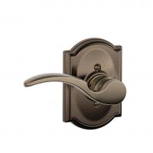 Schlage F170 STA 620 CAM LH - St. Annes Lever with Camelot Trim Non-Turning Lock in Antique Pewter - Left Handed