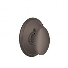 Schlage F170 SIE 613 WKF - Siena Knob with Wakefield Trim Non-Turning Lock in Oil Rubbed Bronze