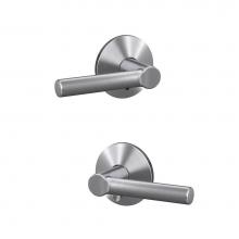 Schlage FC21 BRW 626 KIN - Custom Broadway Lever with Kinsler Trim Hall-Closet and Bed-Bath Lock in Satin Chrome