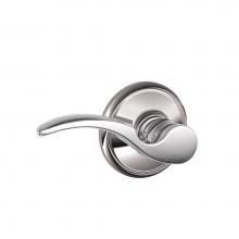 Schlage F10 STA 625 - St. Annes Lever Hall and Closet Lock in Bright Chrome
