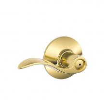 Schlage F40 ACC 605 - Accent Lever Bed and Bath Lock