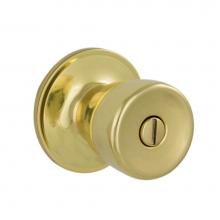 Schlage V40 V BRL 605 - Brill Bright Brass Bed/Bath Privacy Knob