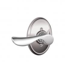 Schlage F170 CHP 625 WKF LH - Champagne Lever with Wakefield Trim Non-Turning Lock in Bright Chrome - Left Handed