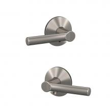 Schlage FC21 BRW 619 KIN - Custom Broadway Lever with Kinsler Trim Hall-Closet and Bed-Bath Lock in Satin Nickel