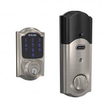Schlage BE469ZP V CEN 619 - Connect  Smart Deadbolt with Alarm with Century Trim, Z-Wave Plus Enabled