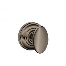Schlage F10 SIE 620 AND - Siena Knob with Andover Trim Hall and Closet Lock in Antique Pewter