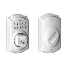 Schlage BE365 F CAM 626 - Keypad Deadbolt with Camelot Trim in Satin Chrome