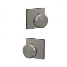Schlage FC21 BWE 619 COL - Custom Bowery Knob with Collins Trim Hall-Closet and Bed-Bath Lock in Satin Nickel