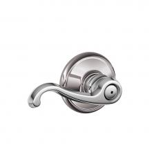 Schlage F40 CLT 625 - Callington Lever Bed and Bath Lock in Bright Chrome