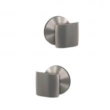 Schlage FC172 GAN 619 KIN - Custom Ganton Non-Turning Knob with Kinsler Trim in Satin Nickel