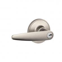 Schlage J54 DOV 619 - Dover Lever Keyed Entry Lock in Satin Nickel