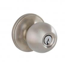 Schlage V54 V MOW 630 - Morrow Satin Stainless Steel Keyed Entry Knob