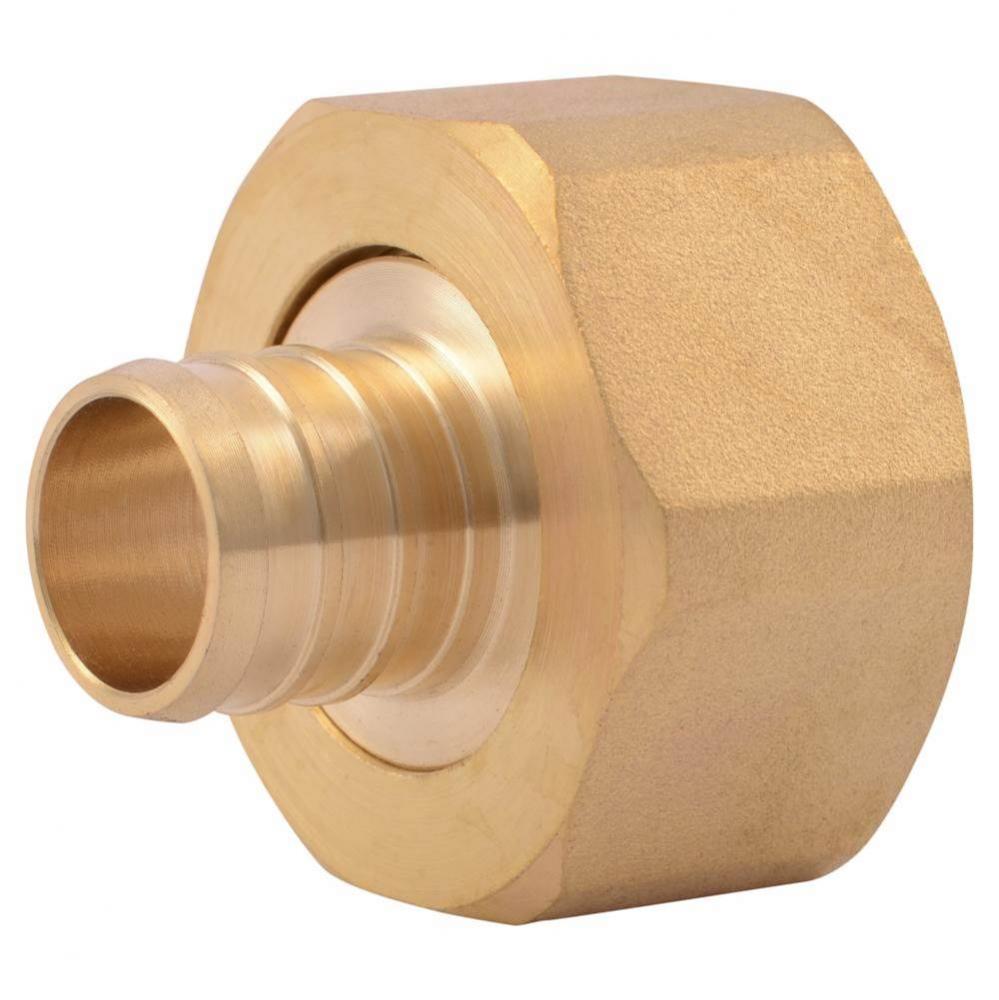 PEX Swivel Adapter 3/4-in x 1-in FNPT