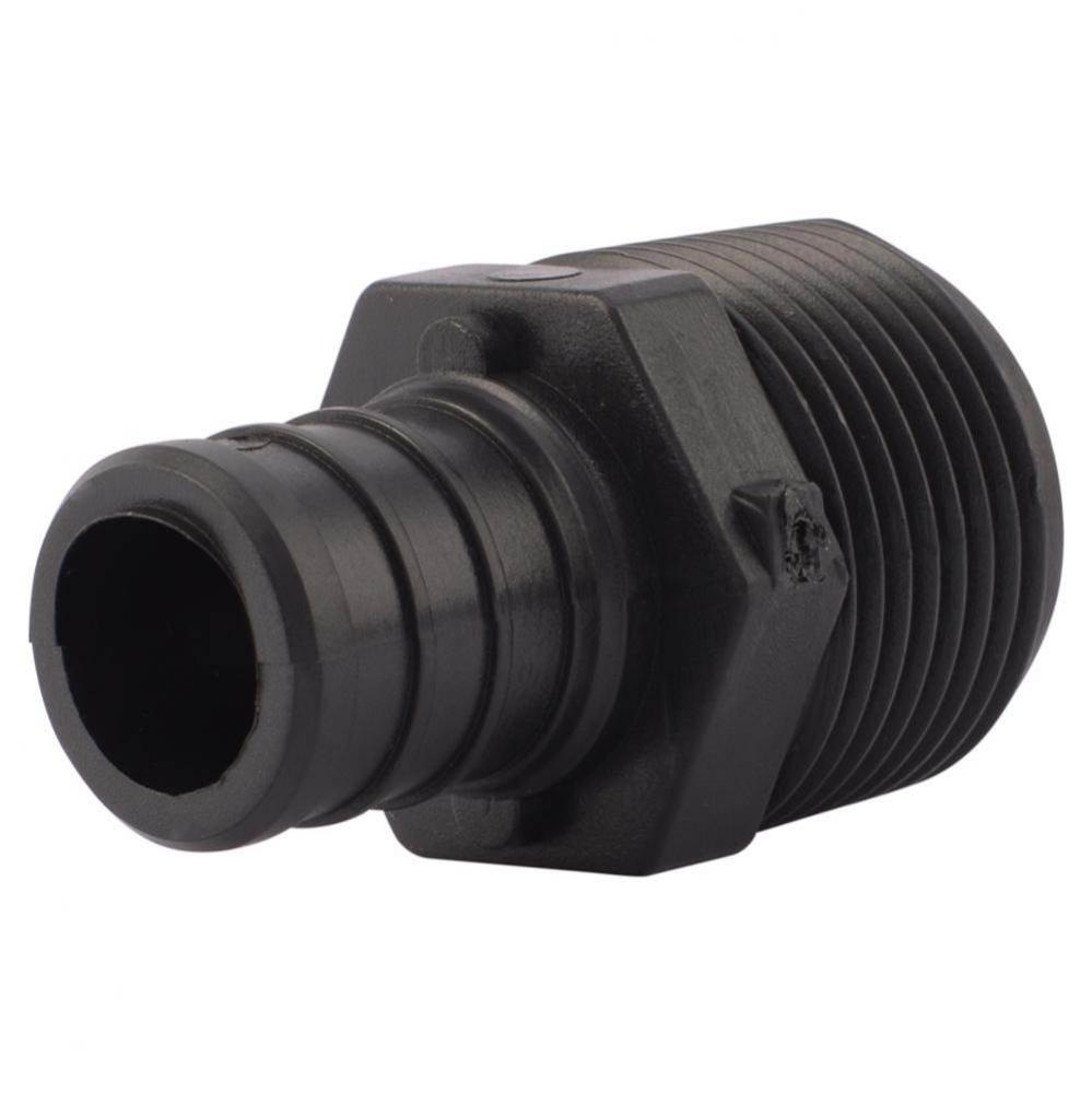 PEX Connector 3/4-in x 3/4-in MNPT Poly