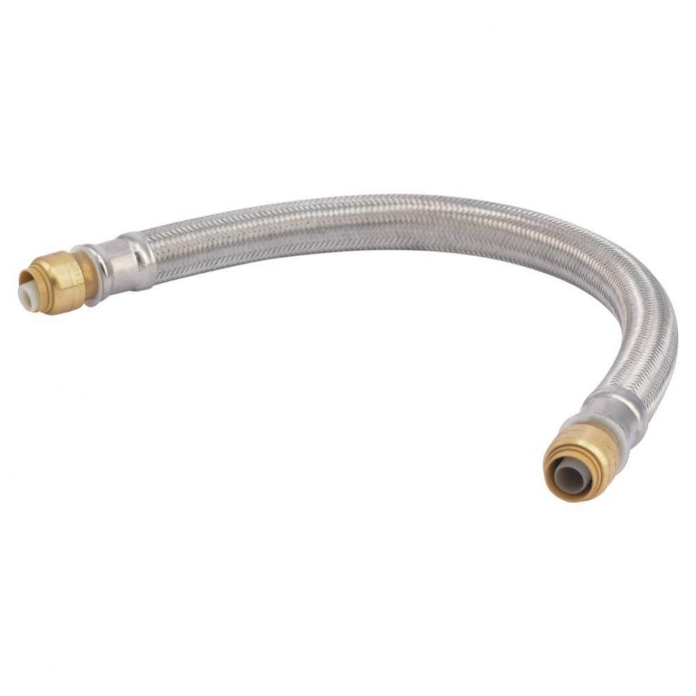 3/4 In. x 3/4 In. FIP Water Heater Connector, 18 In.