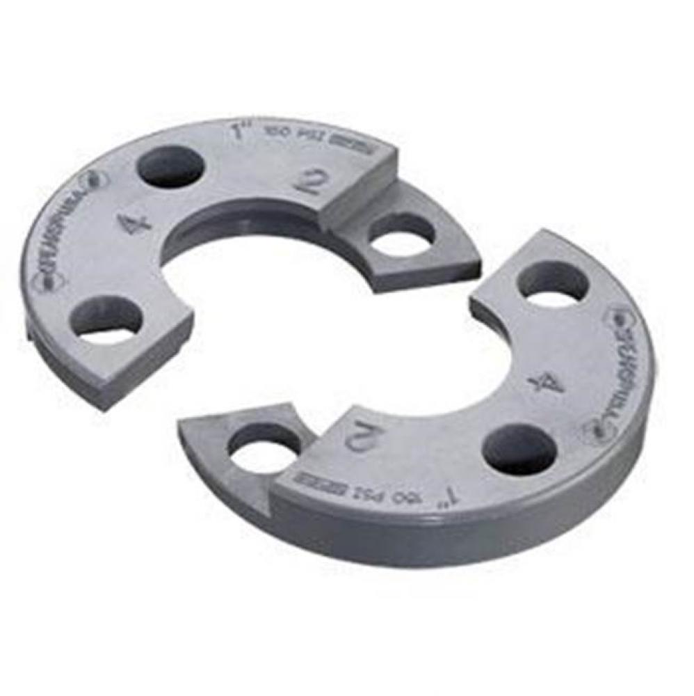 5 CPVC V/S SPLIT FLANGE RING W/2-HALVE