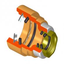 Spears GL4235-101 G - 3/4X1/2 CPVC GRIPLOC FEM HD ADPT W/GSK S