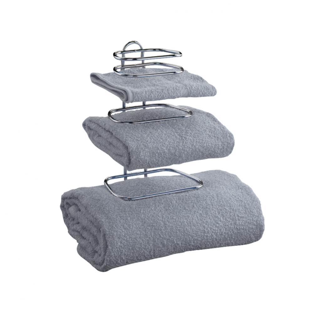 Guest Towel Holder (2 Towels), CH (C26)