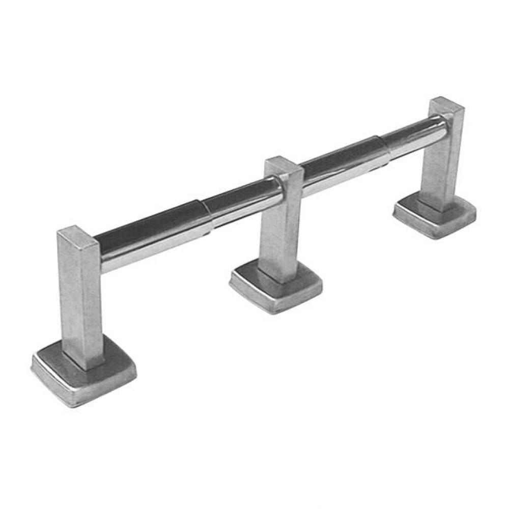 Twin Paper Holder With Chrome Plated Roller