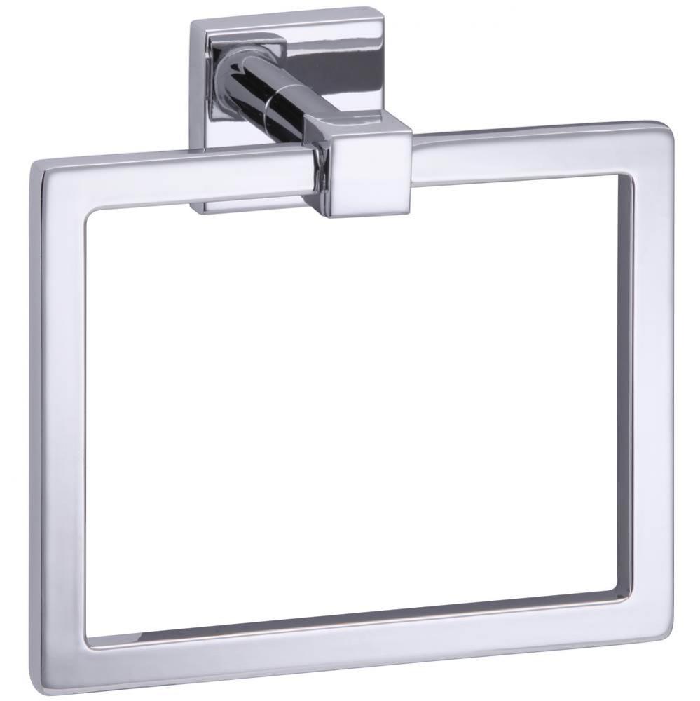 Qube Towel Ring CH