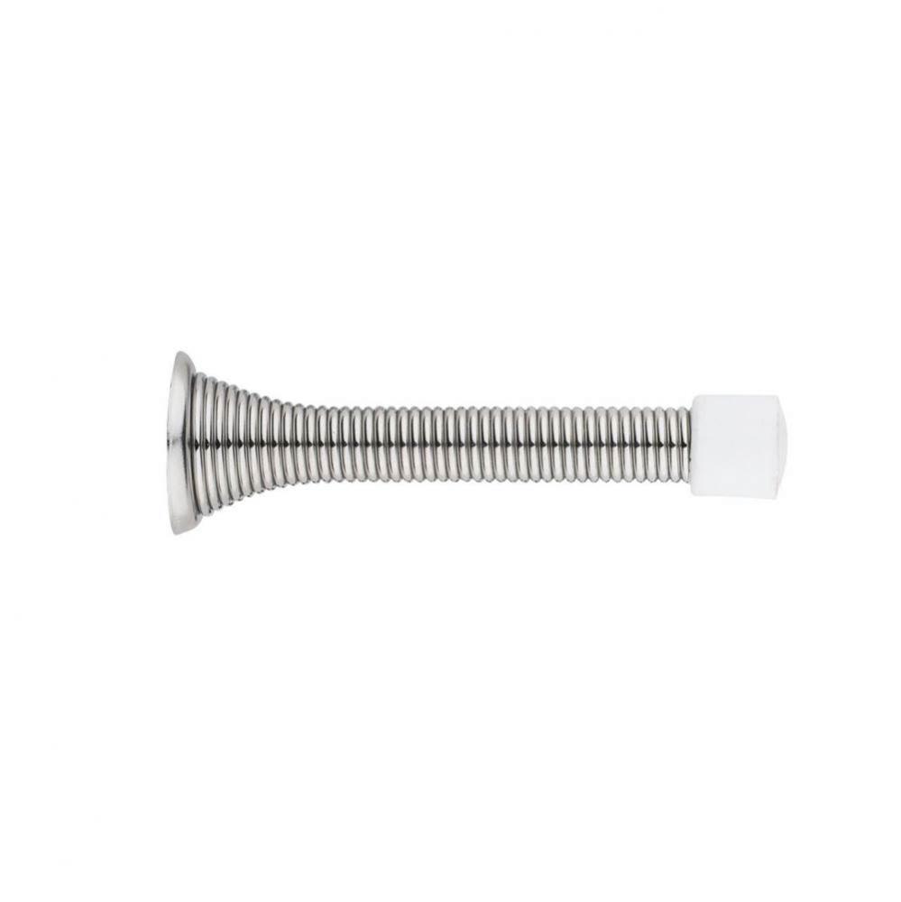 3-1/8'' Spring Door Stop, White Tip, PC 26