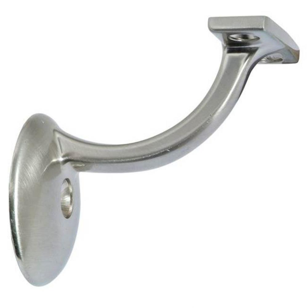 Solid Die-Cast Heavy Duty Handrail Bracket, Nickel