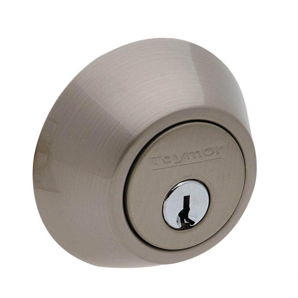 Single Cylinder Round Deadbolt, 6Pin Schlage C Keyway, SC 26D