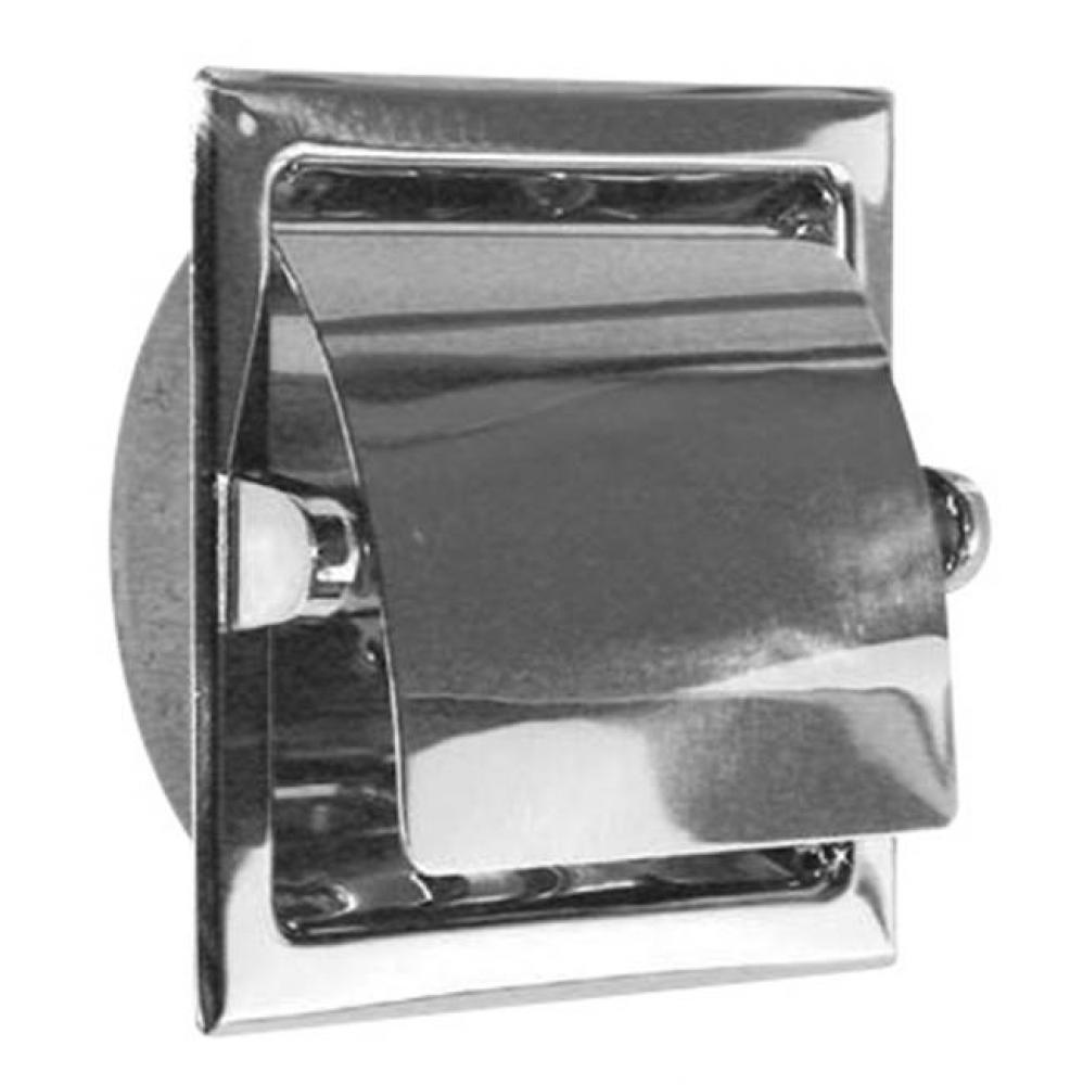 Recessed Paper Holder With Hood