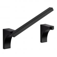 Taymor 04-17308PBLK - ARC DECO PIVOT PAPER HOLDER BLK