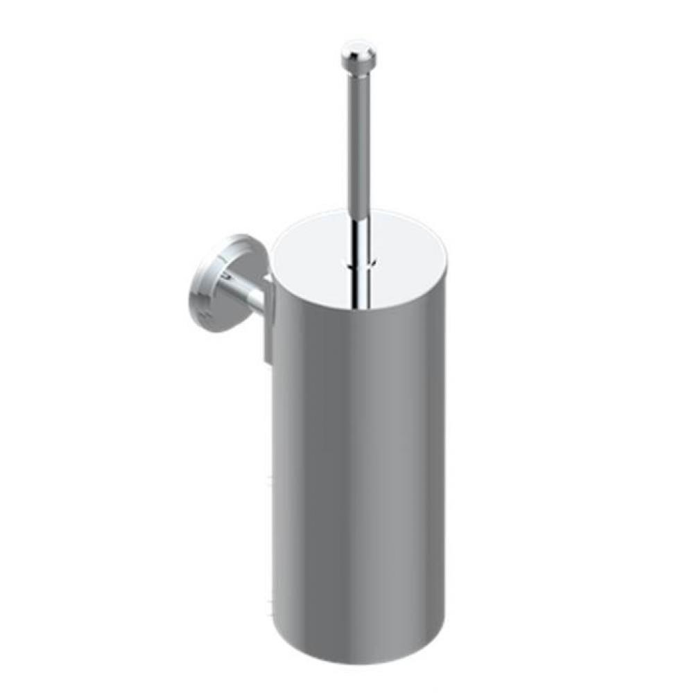 Metal Toilet Brush Holder With Brush With Cover Wall Mounted