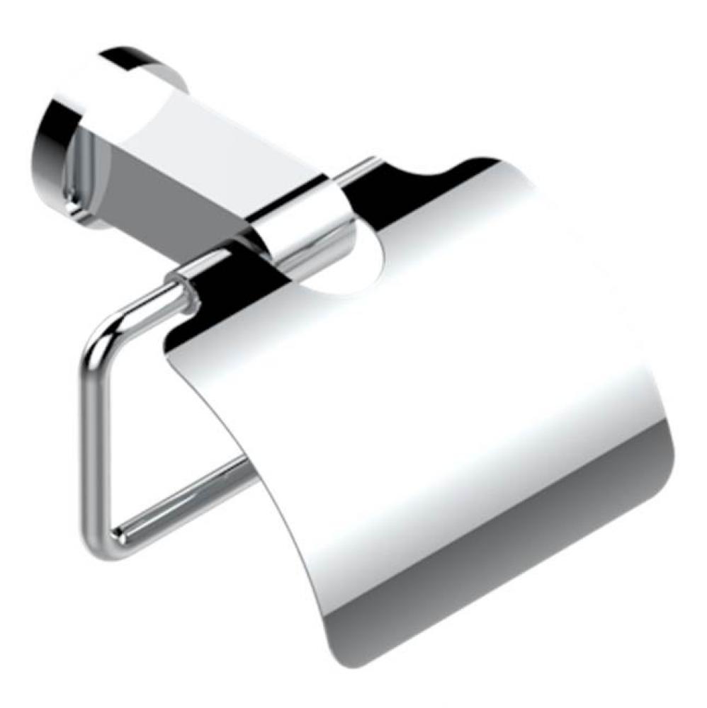 Toilet Paper Holder, Single Mount With Cover