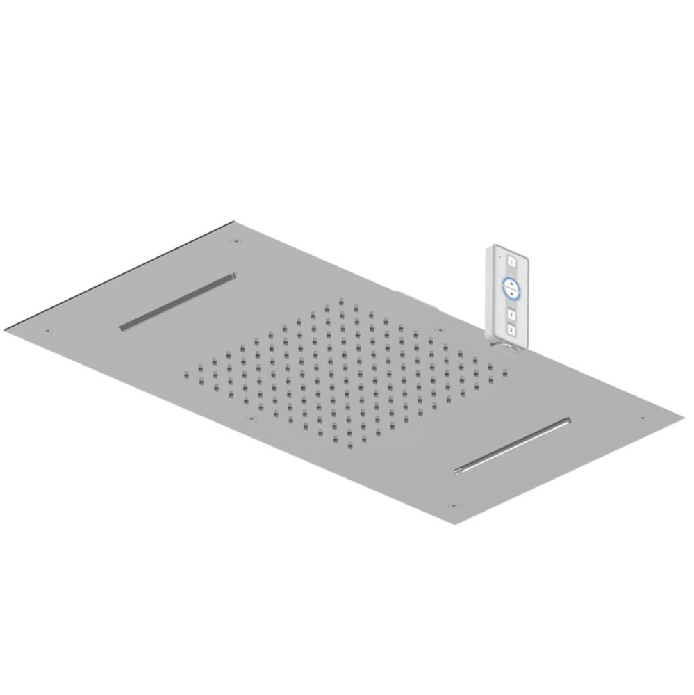 Sky shower 27''1/2 x15'' (available only in shiny stainless steel A08)