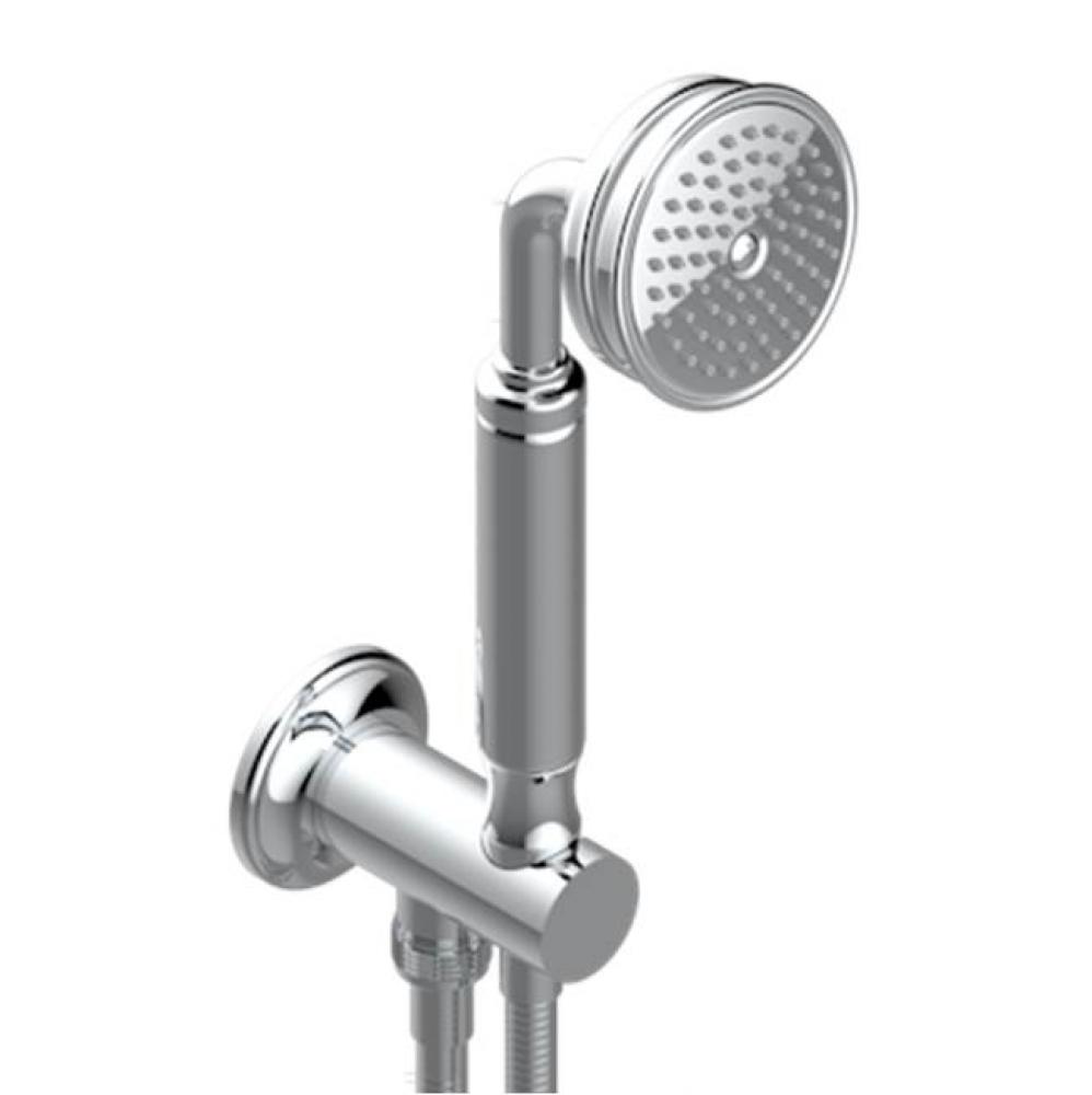 Wall Mounted Handshower With Integrated Fixed Hook