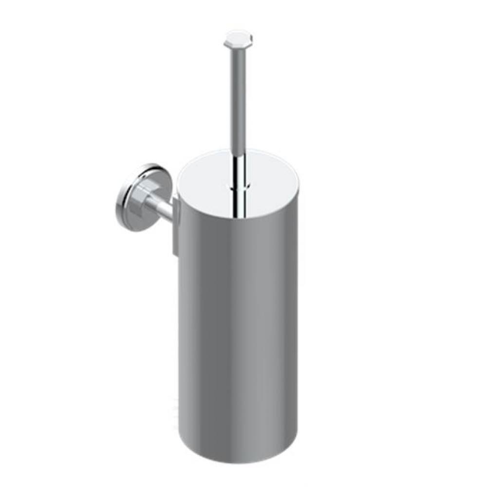 Metal Toilet Brush Holder With Brush With Cover Wall Mounted