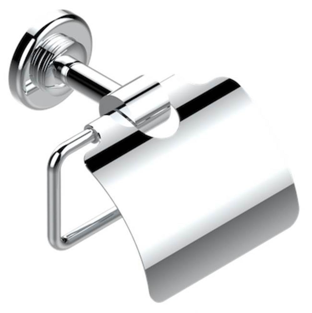 Toilet Paper Holder, Single Mount With Cover