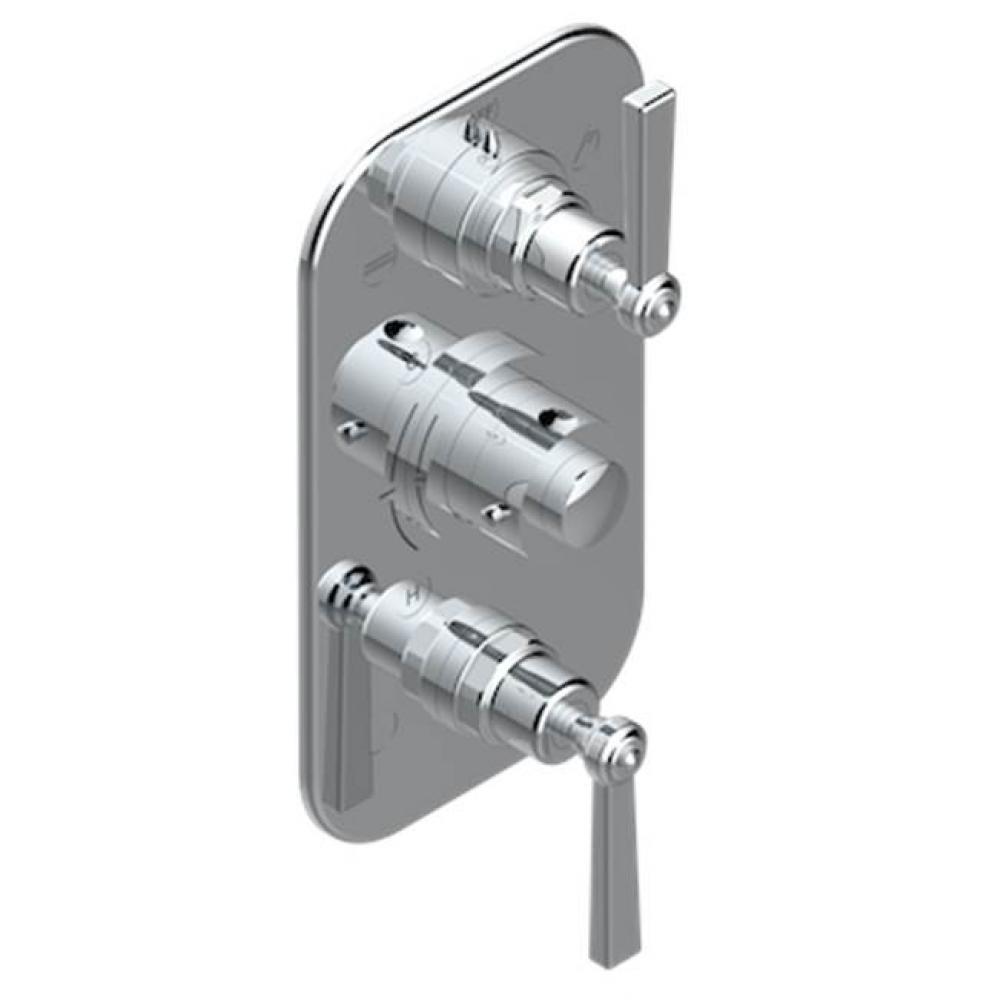 Trim For Thg Thermostat 3 Functions, With One Off Function And 2 Outlets And One Single Off Functi