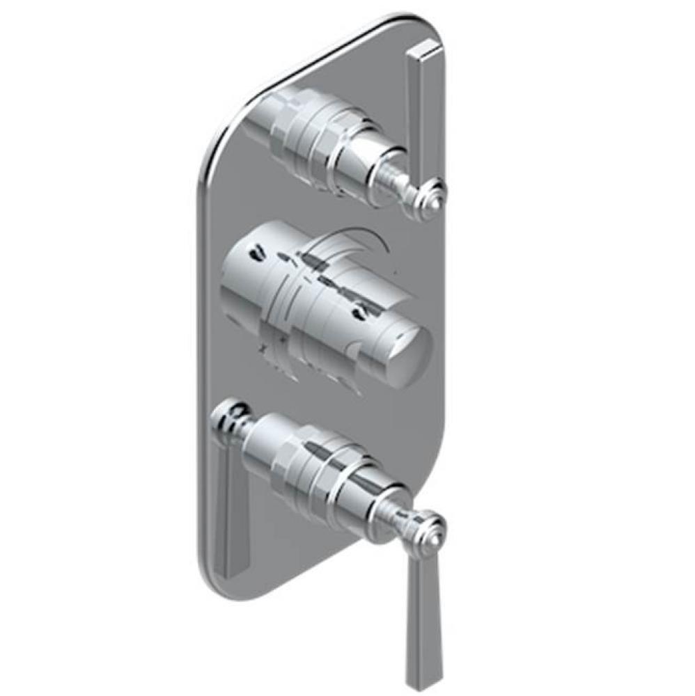 Trim For Thg Thermostat 2 Volume Controls, Rough Part Supplied With Fixing Box Ref. 5 400ae/us