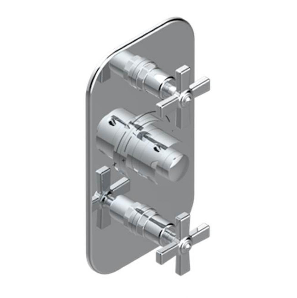 Trim For Thg Thermostat 2 Volume Controls, Rough Part Supplied With Fixing Box Ref. 5 400ae/us