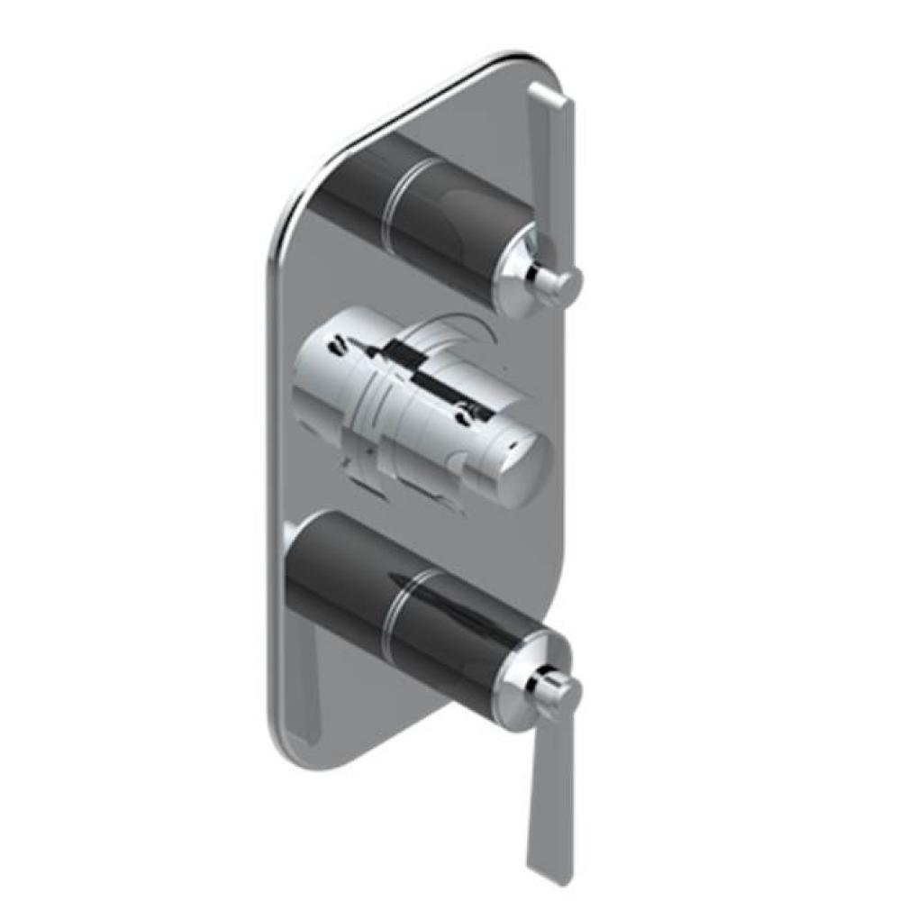 Trim For Thg Thermostat 2 Volume Controls, Rough Part Supplied With Fixing Box Ref. 5 400ae/us